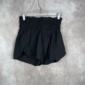 Free People Movement The Way Home Running Shorts In Black Women's Size L